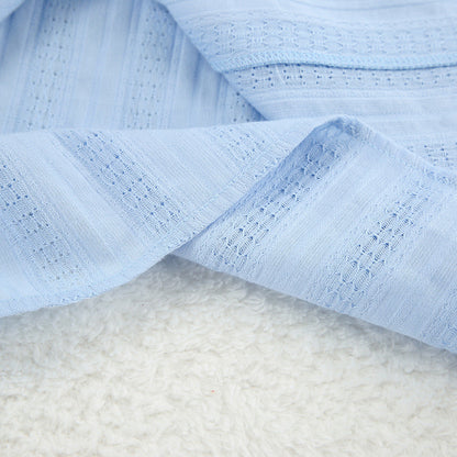 Jacquard Solid Color Soft Sleepwear Sets