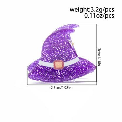 Cute Halloween Spider Ghost Mini Hair Claw