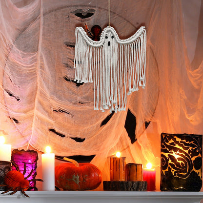 Handmade Rope Ghost Halloween Hanging Decoration
