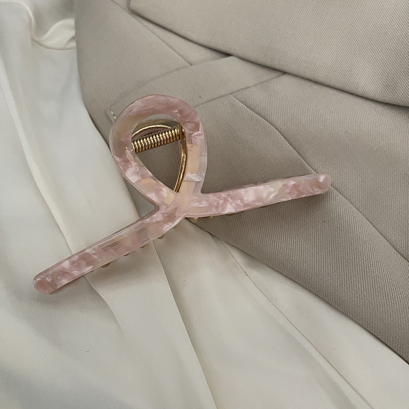 Large Cross Simple Metal Hair Claws