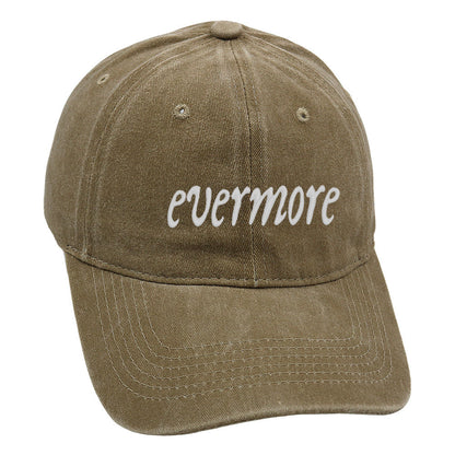 Distressed Letter Embroidered Baseball Caps