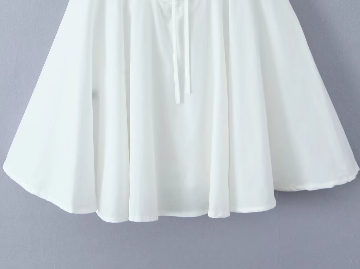 Classic Solid Color Sleeveless Mini Dress