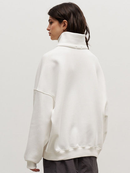 Loose Lapel Zipper Hoodie