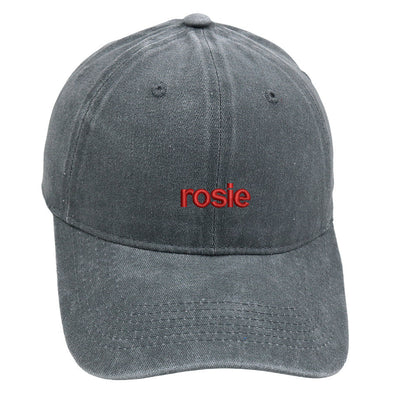 Vintage Washed Letter Embroidered Baseball Cap