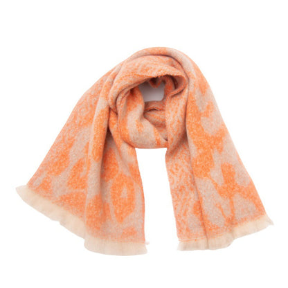 Vintage Leopard Print Soft Scarves