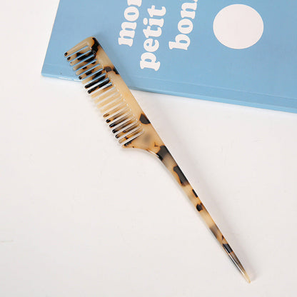 Simple Marble Acetate Sectioning Hair Comb