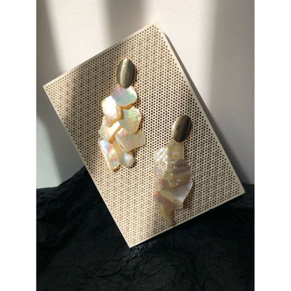 Elegant Irregular Shell Dangle Earrings