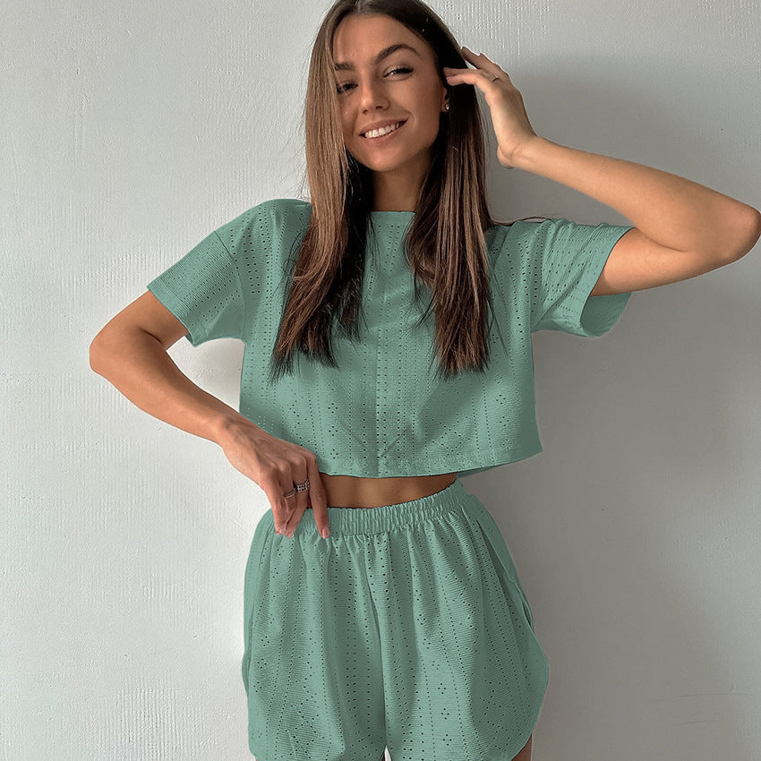 Loose Cute Simple Sleepwear Sets