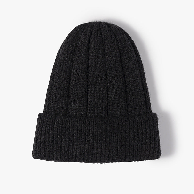 Solid Color Thick Knit Beanie