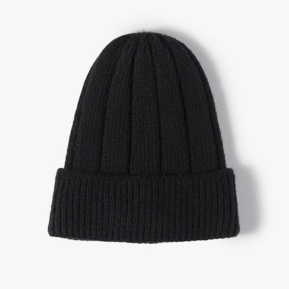 Solid Color Thick Knit Beanie