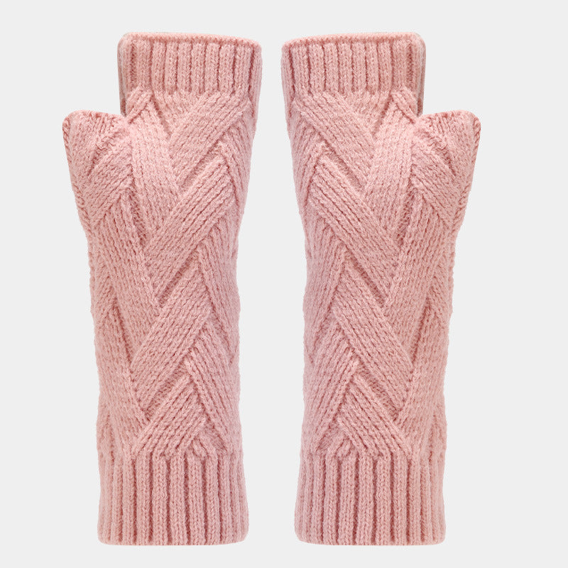 3PCS Solid Color Twist Hat & Scarf Sets