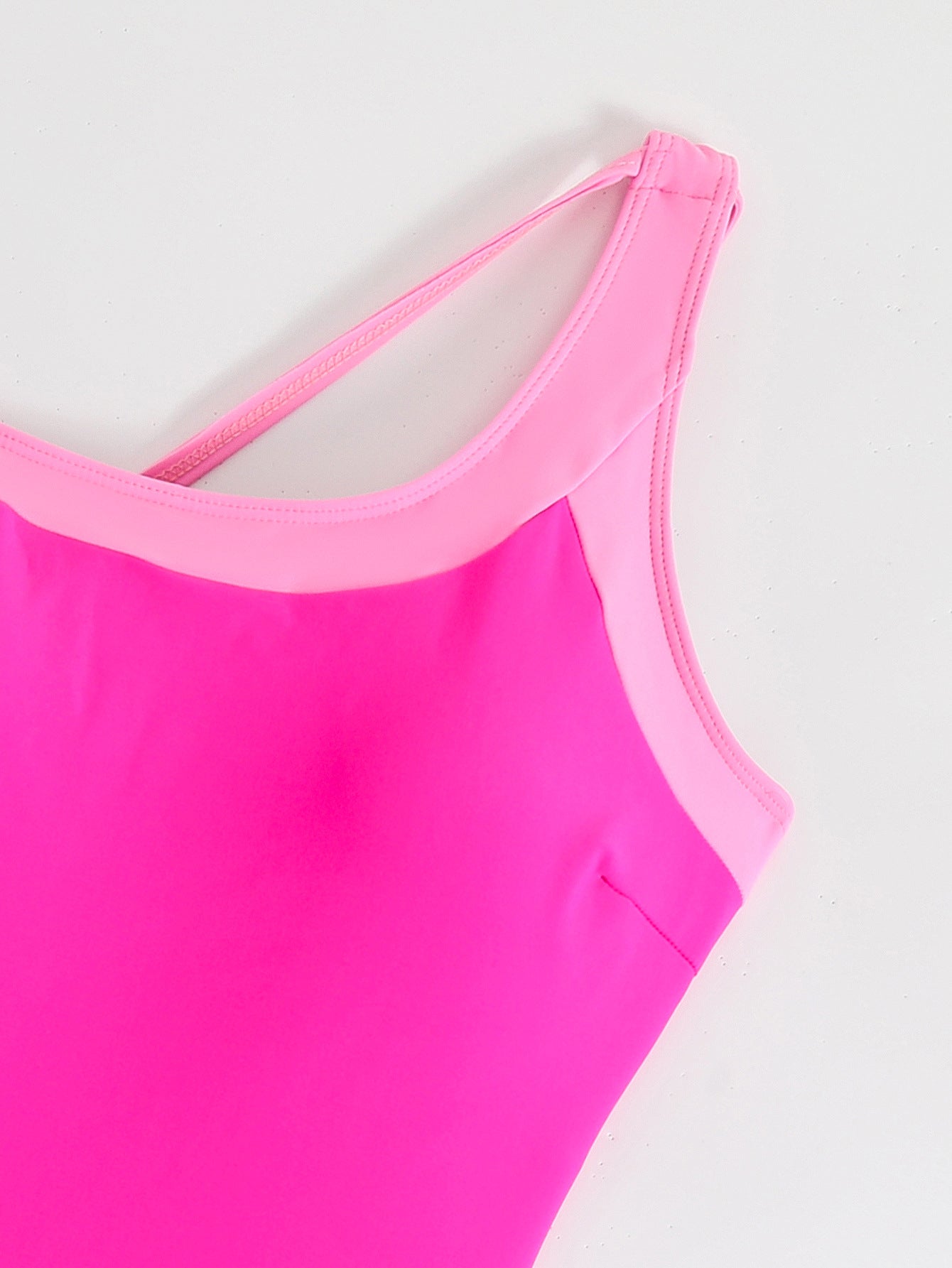 Vintage One-Shoulder One-Piece Swimsuit