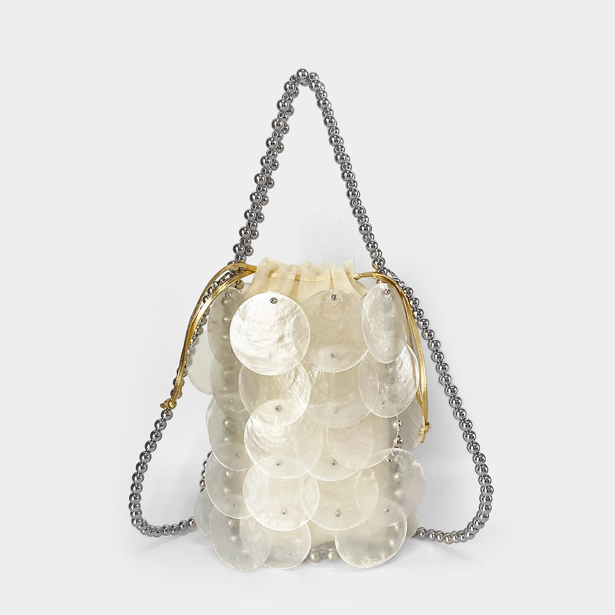 Colorful Shell Beads Chain Handmade Bags