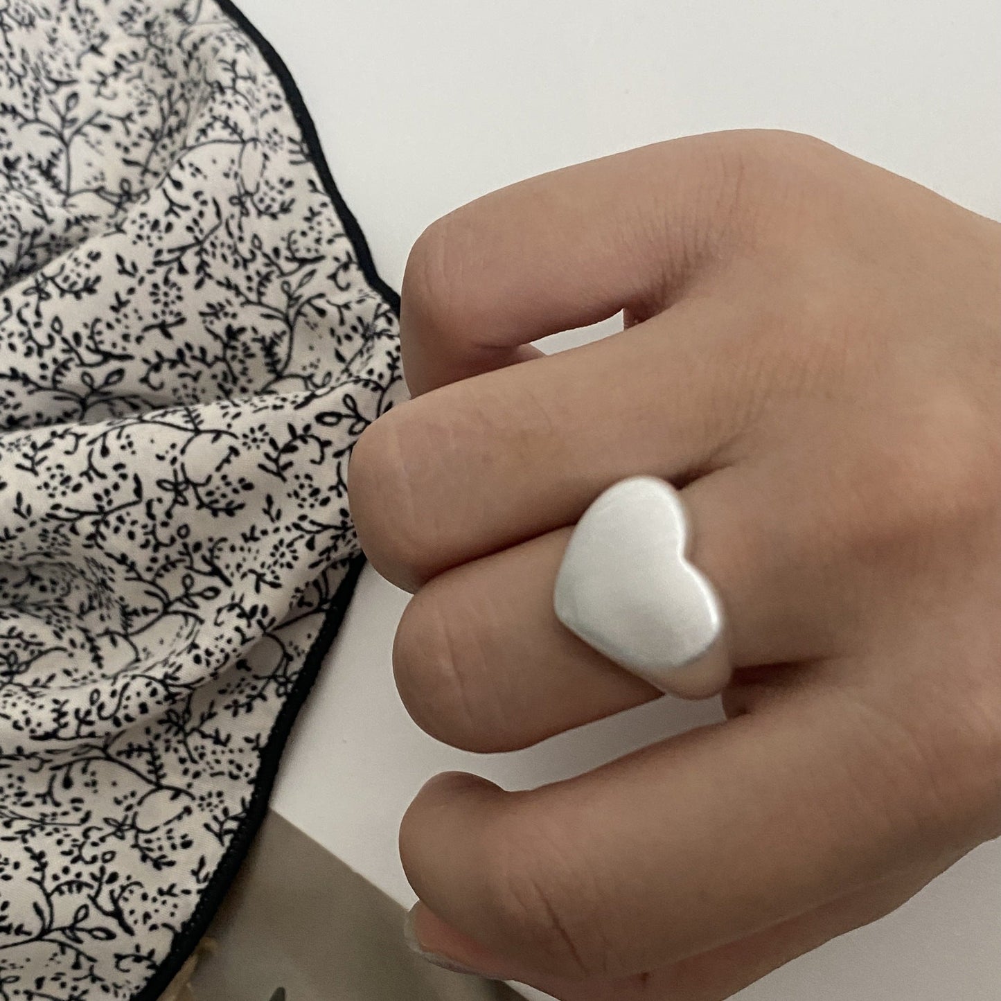 Trendy Silver Wide Open Band Ring