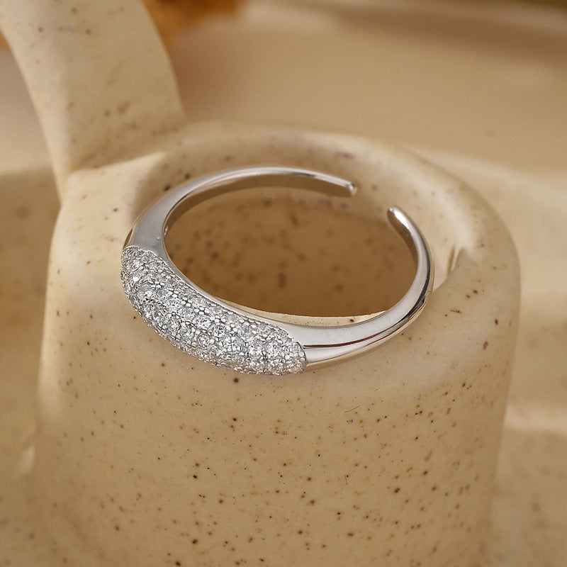 Zircon Adjustable Fine Layered Rings