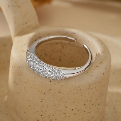 Zircon Adjustable Fine Layered Rings