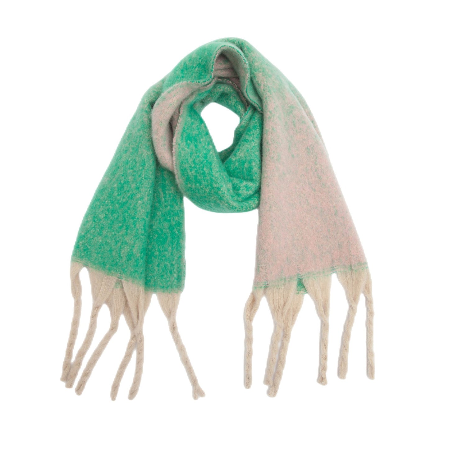 Gradient Color Tassel Scarves