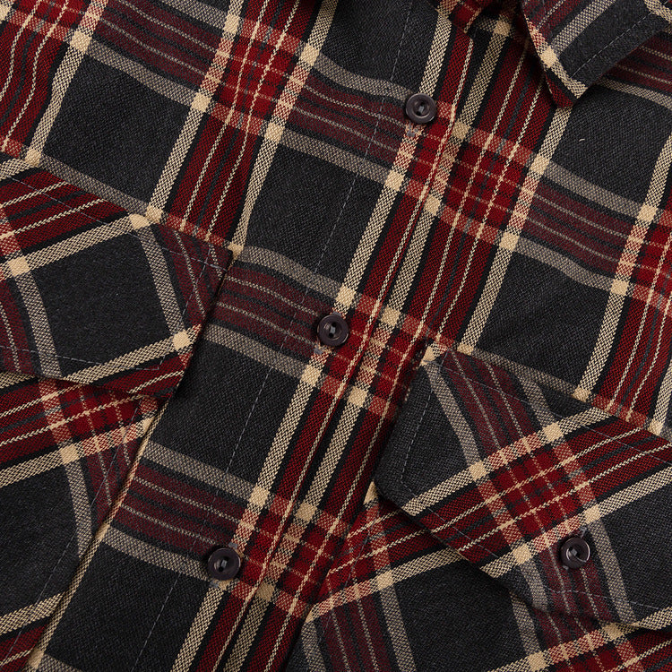 Vintage Plaid Long Sleeve Oversized Shirt