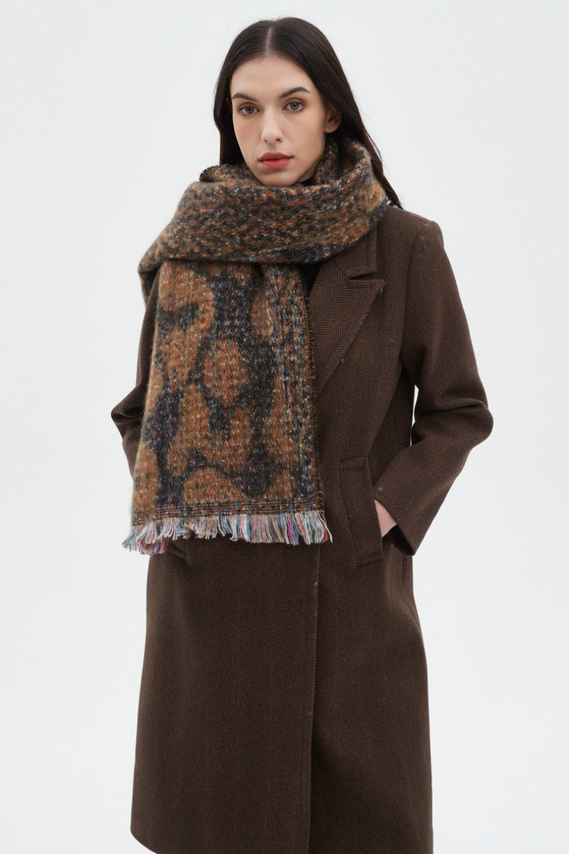 Leopard Print Contrast Color