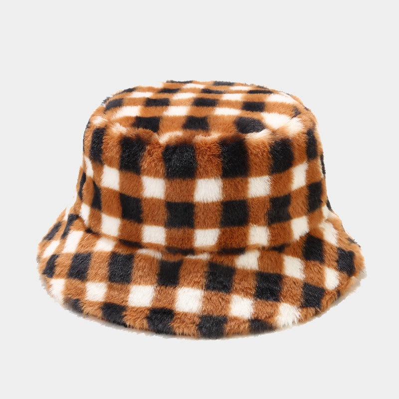 Contrast Color Checker Outdoors Bucket Hats