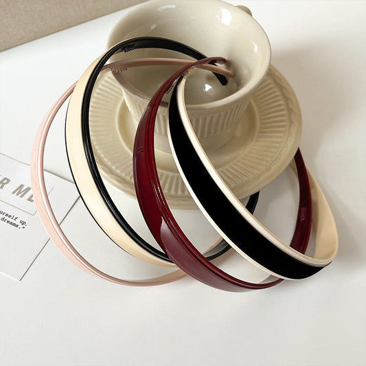 Simple Color Block Non Slip Headbands