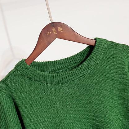 Solid Color Loose Casual Sweater