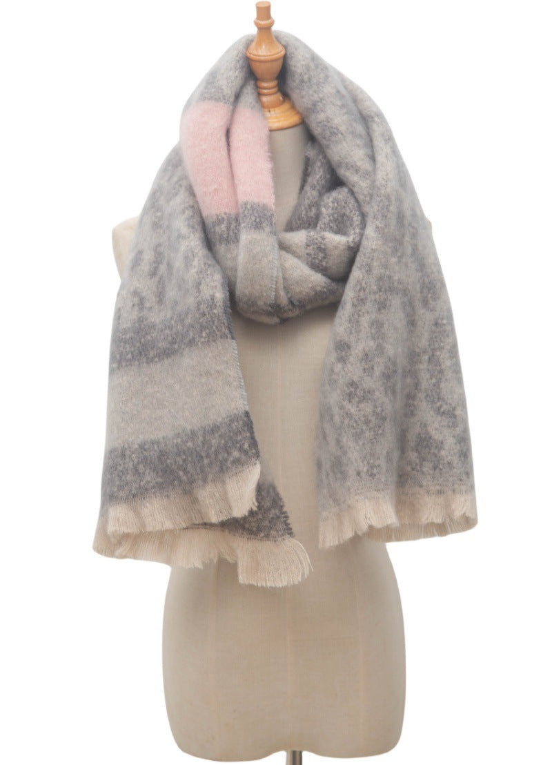 Vintage Leopard Print Scarves