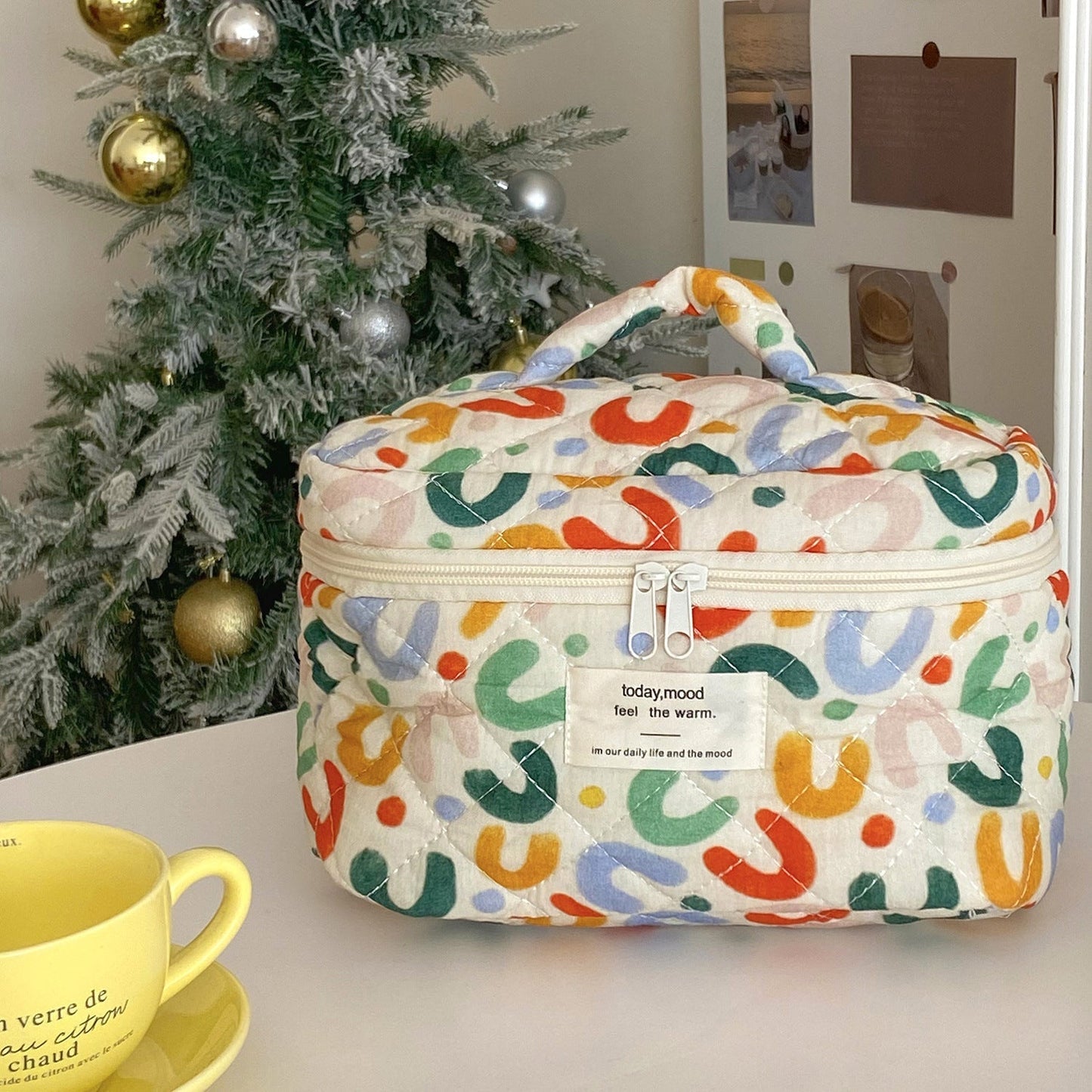 Colorful Letter Cute Make Up Bag