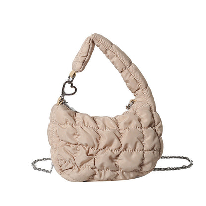Cute Cloud Puffer Chain Mini Handbag