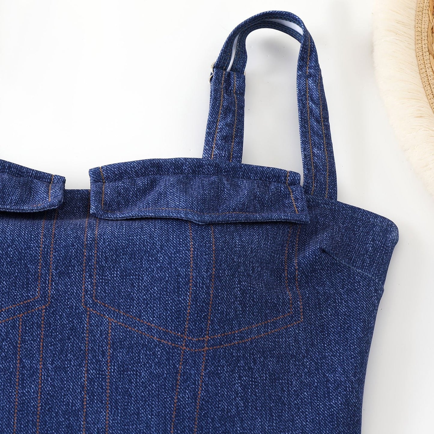 Strap One Piece Swimweat Split Cover