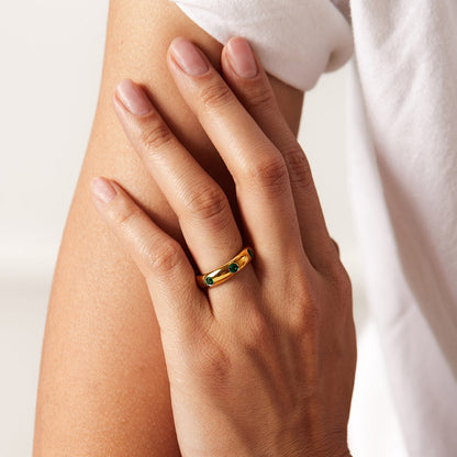 Vintage Diamond Simple Ring