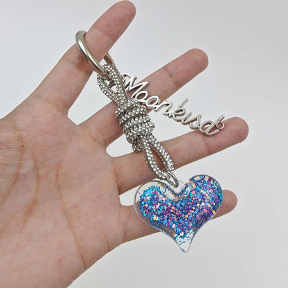 Cute Love Braided Keychain Bag Charm