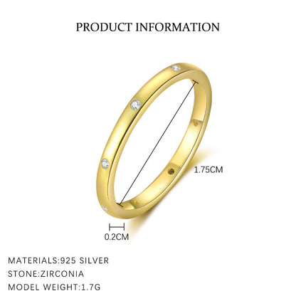 Simple Zircon Geometric Single Rings