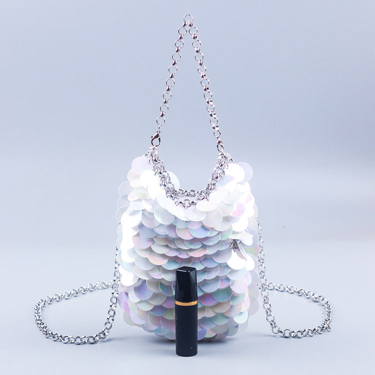 Glitter Sequin Bag Handmade Shoulder Bag