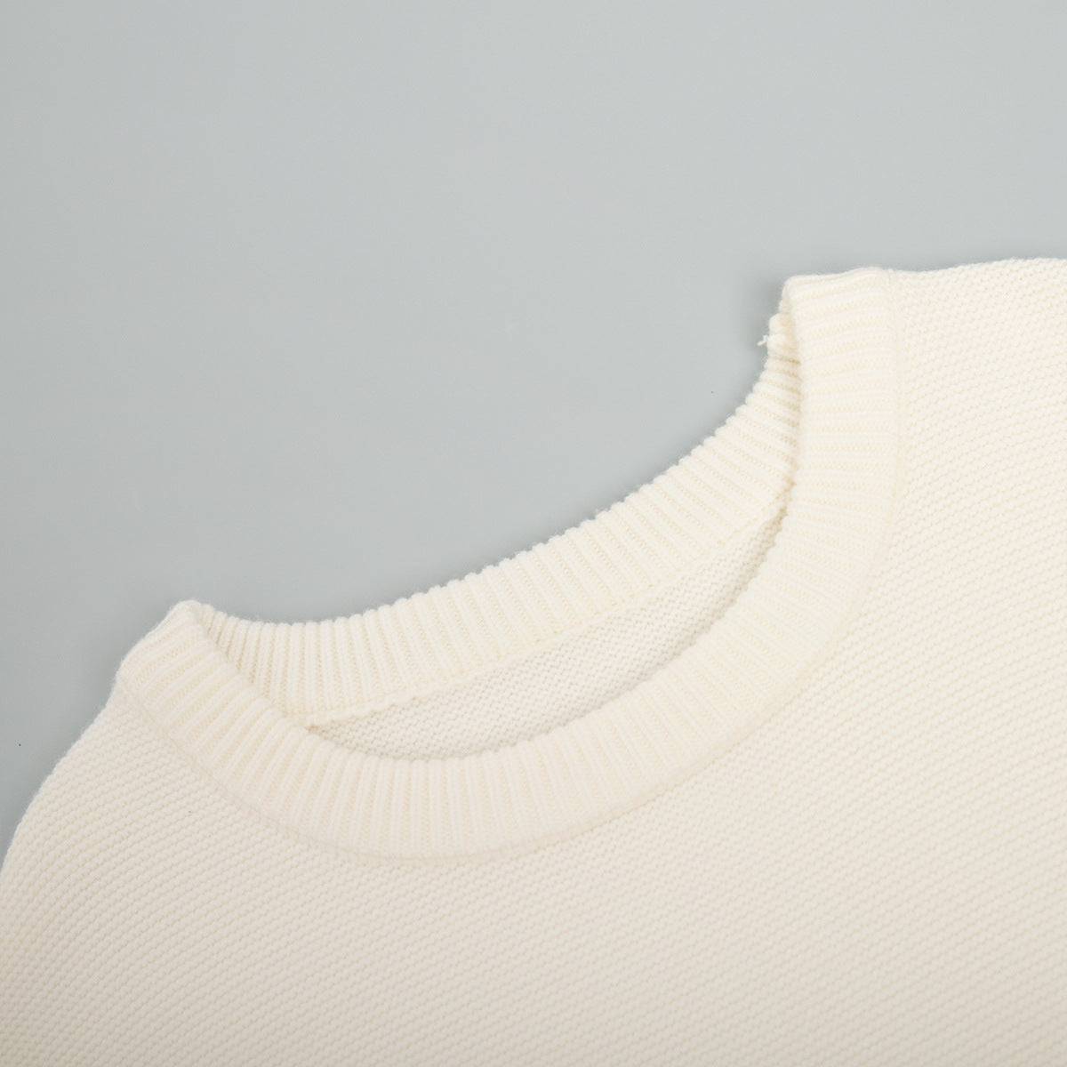 Round Neck Simple Loose Sweater