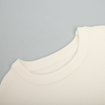 Round Neck Simple Loose Sweater