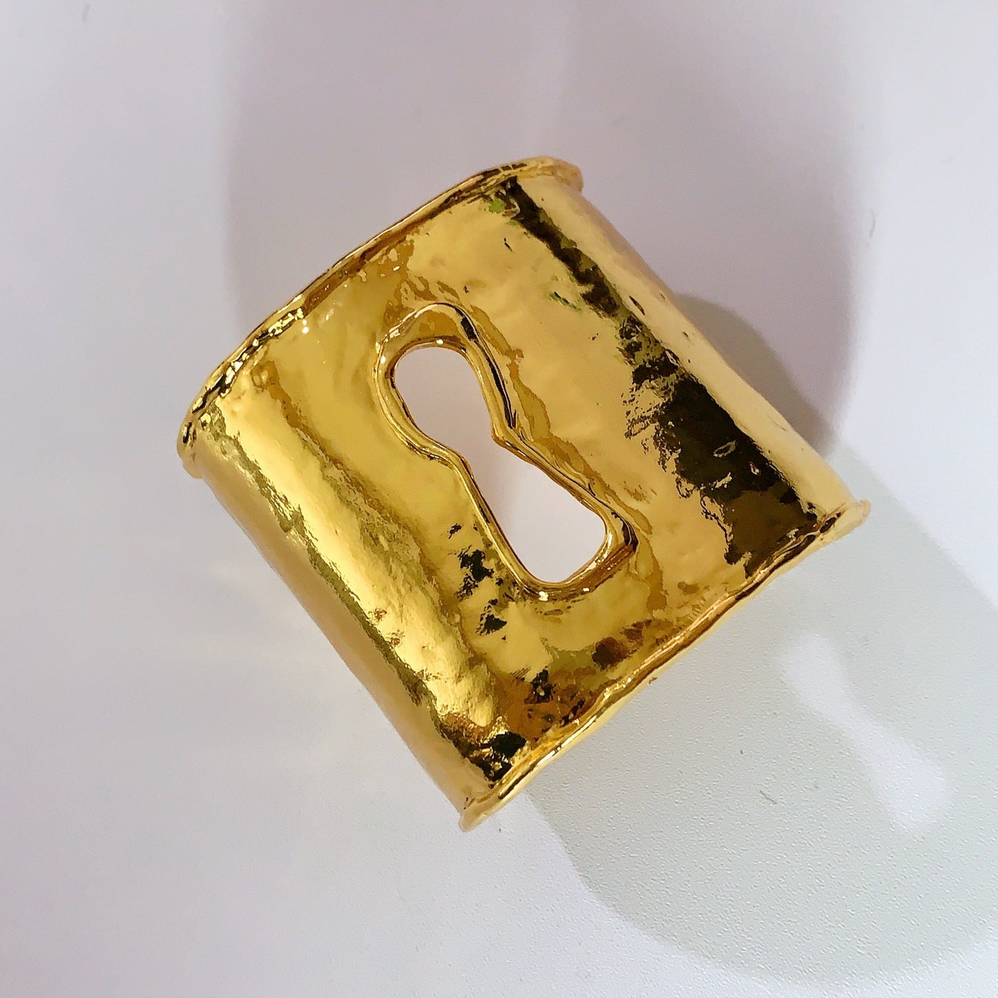 Leopard Print Wide Open Cuff Bracelet