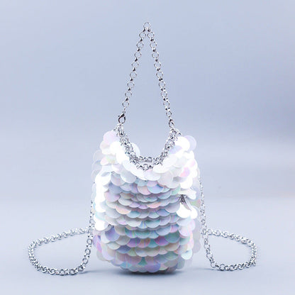 Glitter Sequin Bag Handmade Shoulder Bag
