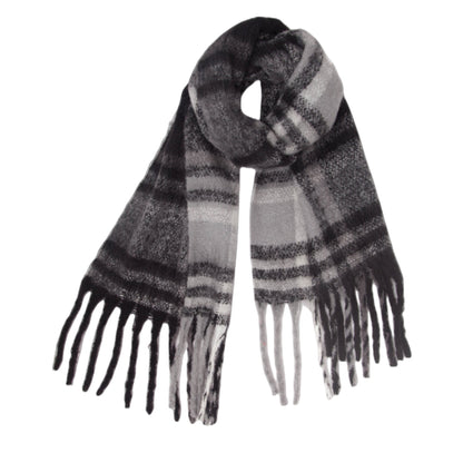 Tassel Plaid Vintage Scarves