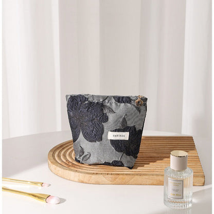 Colorful Embroidery Portable Cosmetic Bag