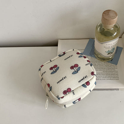 Cute Large Capacity Cherry Makeup Bag