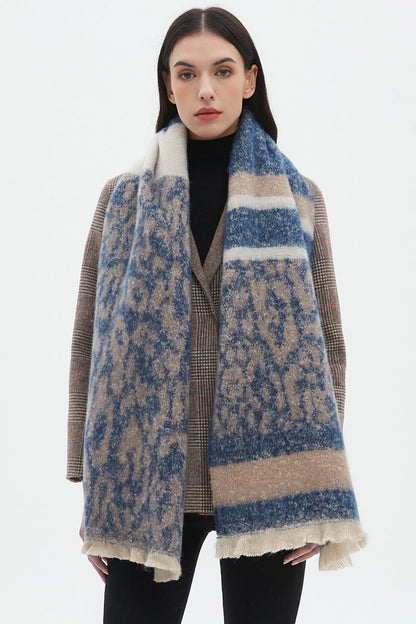 Vintage Leopard Print Scarves