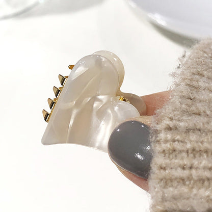 Minimalist Heart Small  Acetate Hair Claw