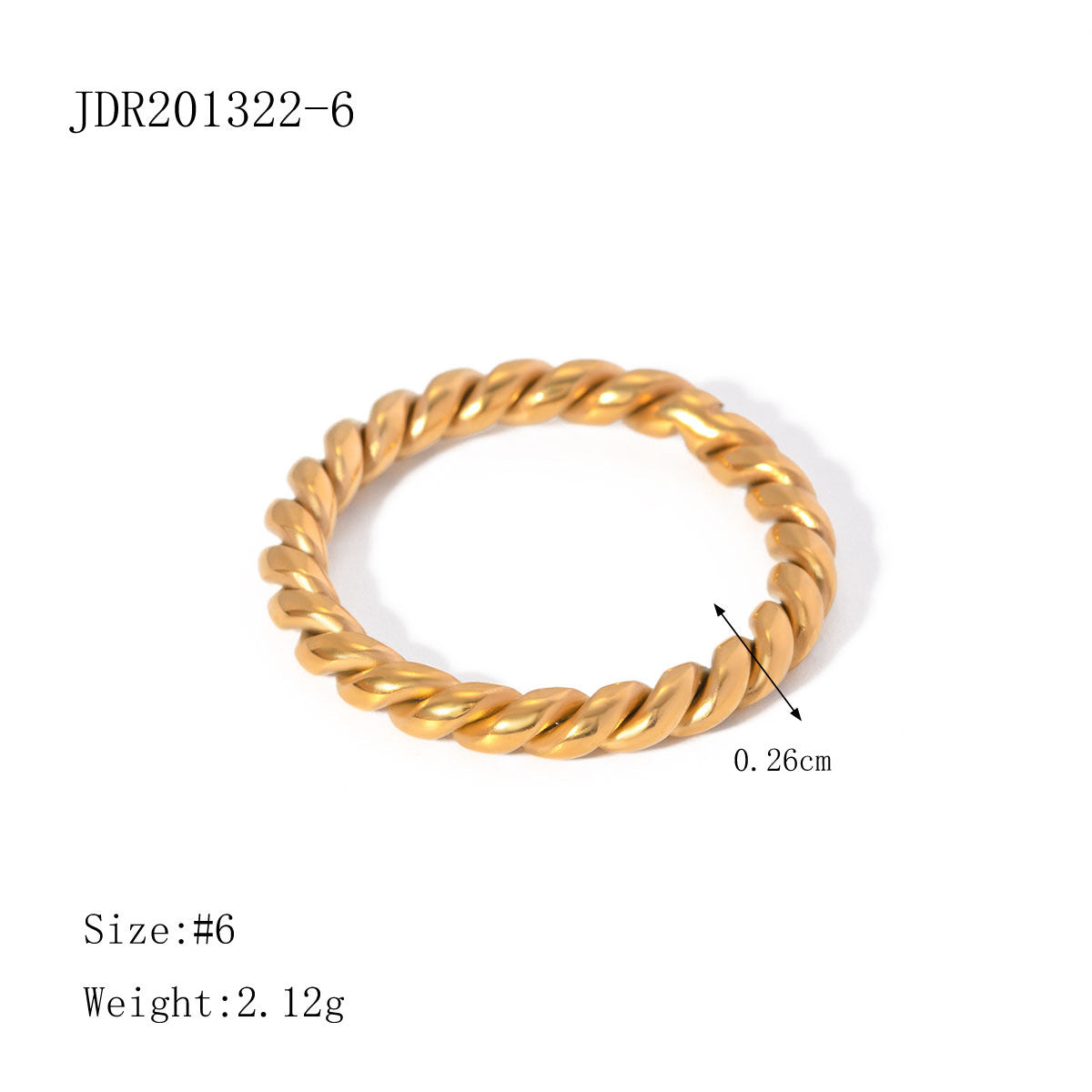 Simple Braided Twist Ring