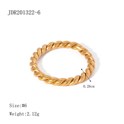 Simple Braided Twist Ring