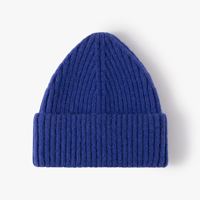 Solid Color Warm Knit Beanie