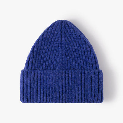 Solid Color Warm Knit Beanie