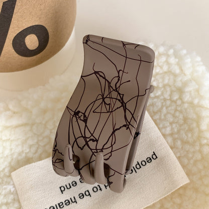 Small Solid Color Claw Clip