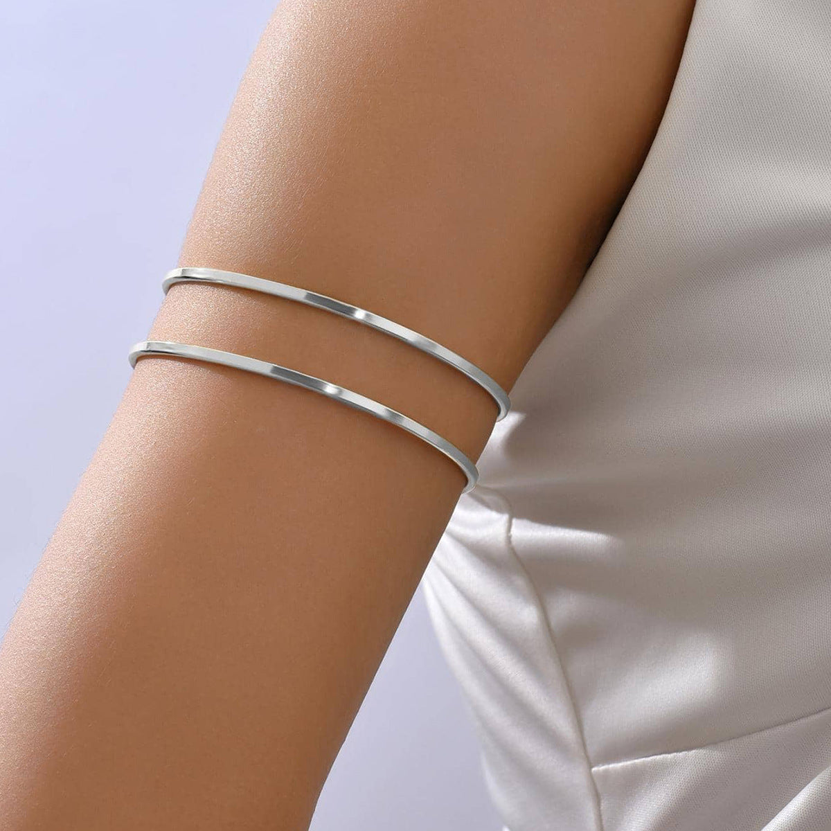 Simple Layered Open Arm Cuff