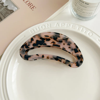 2+Hellow Out Oval Simple Hair Clips